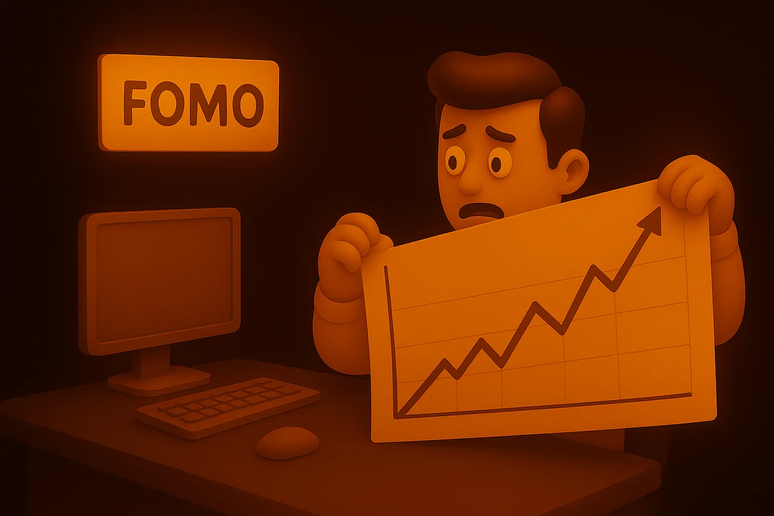 چگونه فومو (FOMO) سرمایه تریدرها را نابود می کند؟ 1 ترس طمع و FOMO