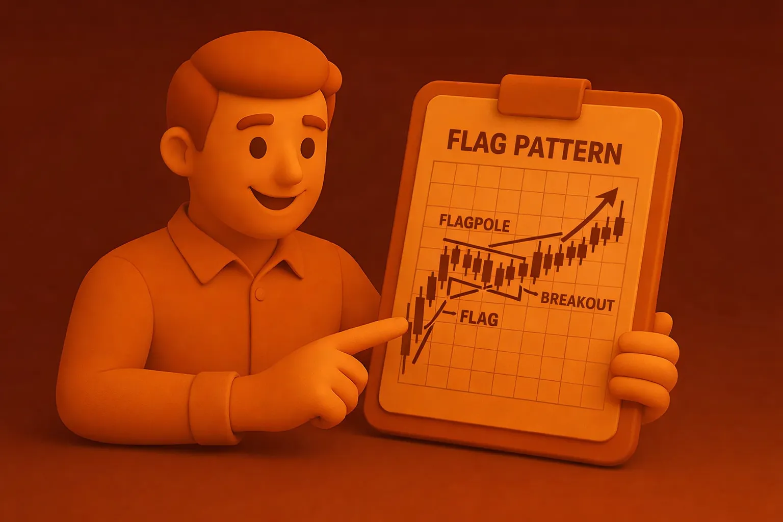 ترید با الگوی پرچم (Flag Pattern) 1 الگوی پرچم