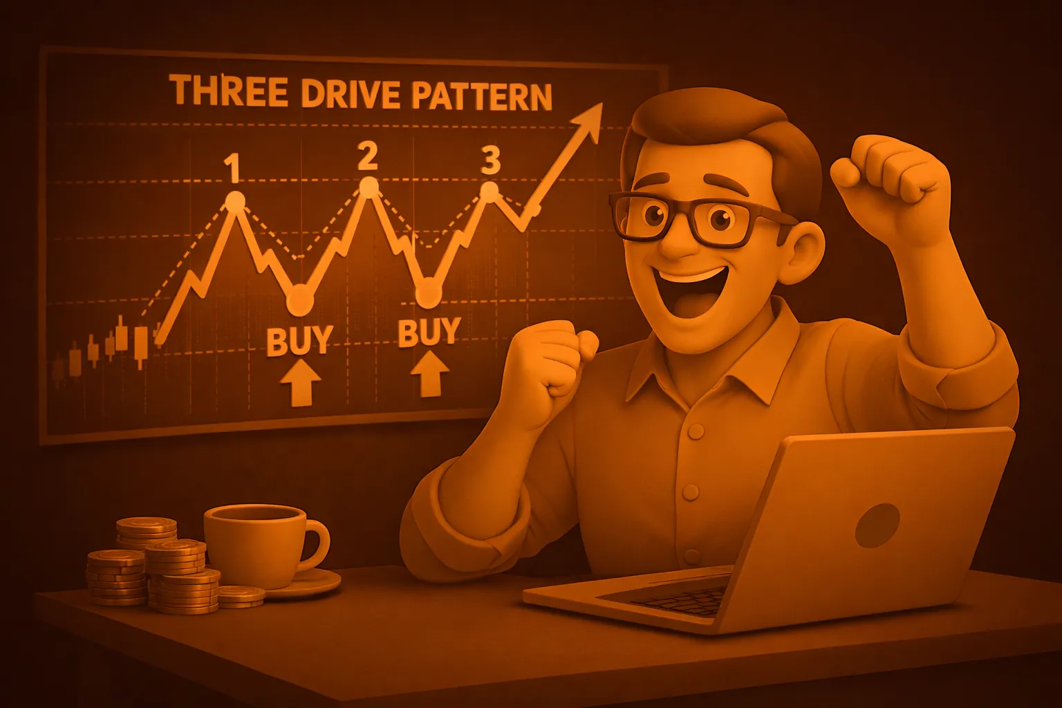 آموزش الگوی سه محرک (Three Drive Pattern) 1 الگوی سه محرک
